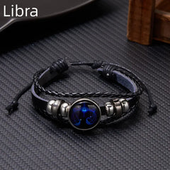 Unisex  Zodiac Luminous Bracelets