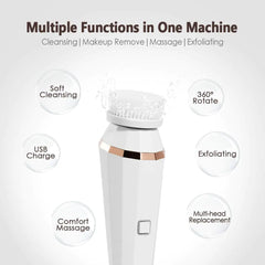 4 In 1 Facial Cleansing Brush