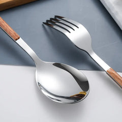 Wooden Handle Cutlery Set